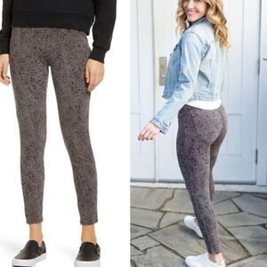 SPANX Jean-ish Printed Leggings Size Large
